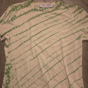 Proenza Schouler Yellow/Green Tie-Dye Men's Shirt